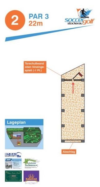 Plan vom Spielfeld - Soccergolf Stockerau