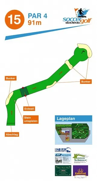 Plan vom Spielfeld - Soccergolf Stockerau